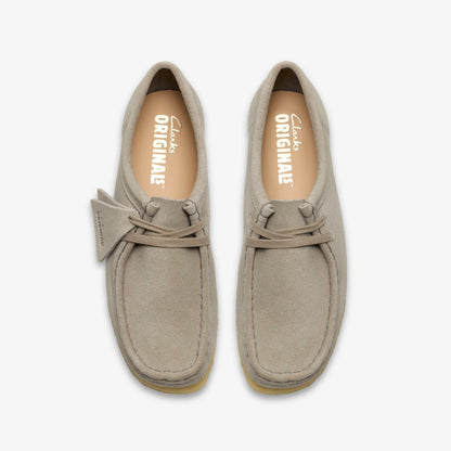 Wallabee Pale Grey Suede | Clarks For Sale