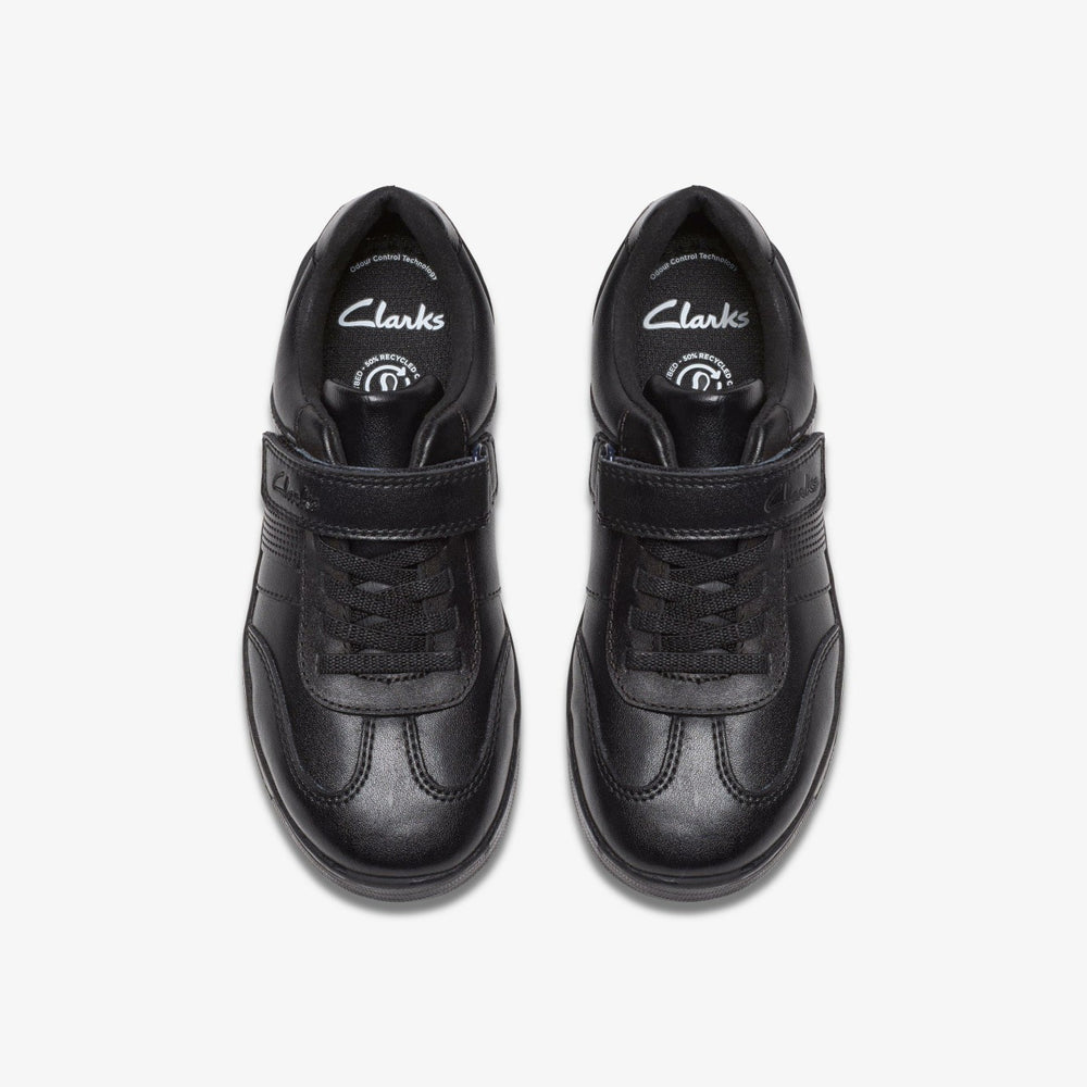 Disco Pace Kid Black Leather | Clarks Sale
