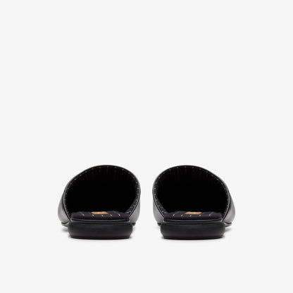 Harston Mule Black Leather | Clarks Discount