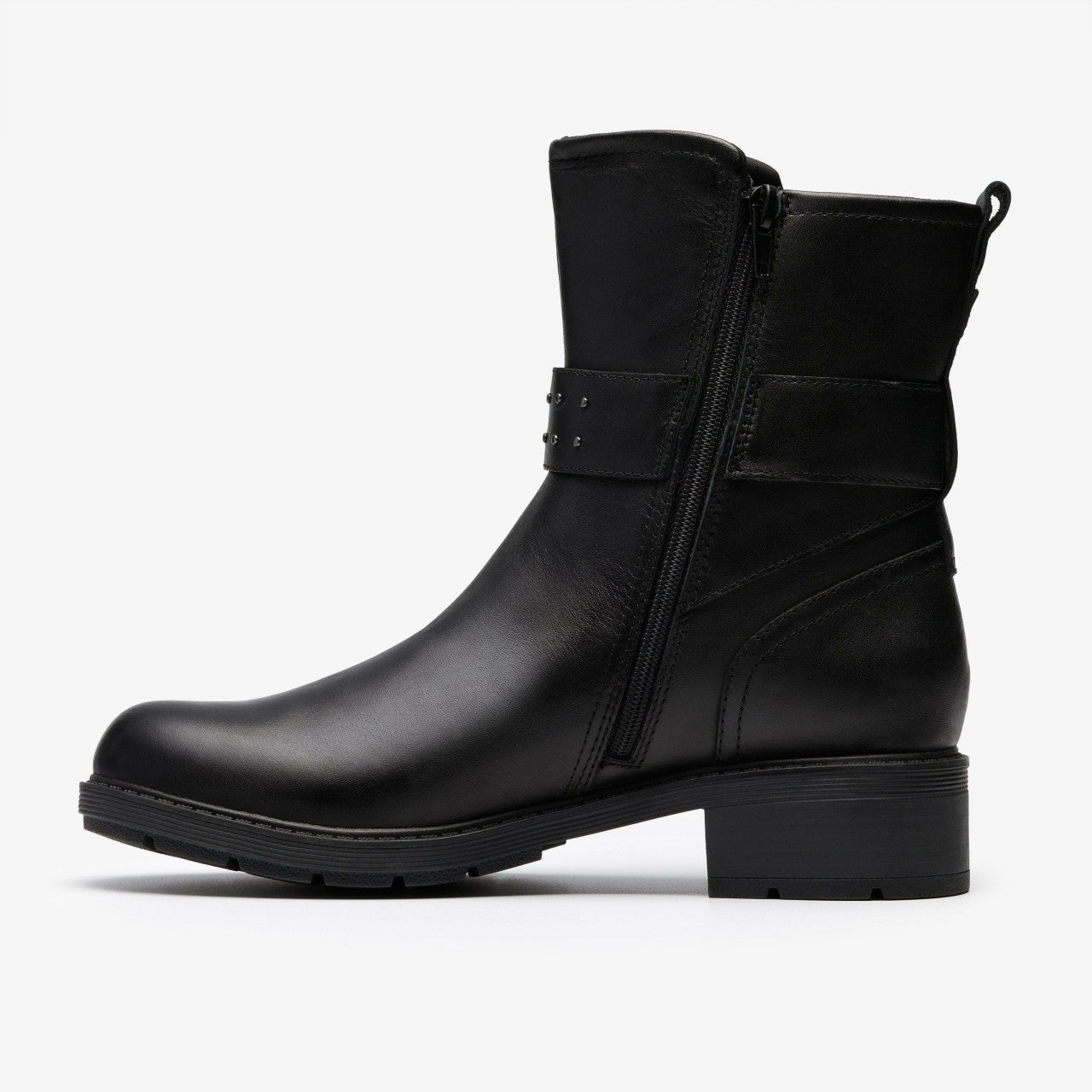 Hearth Buckle Black Leather | Clarks Discount