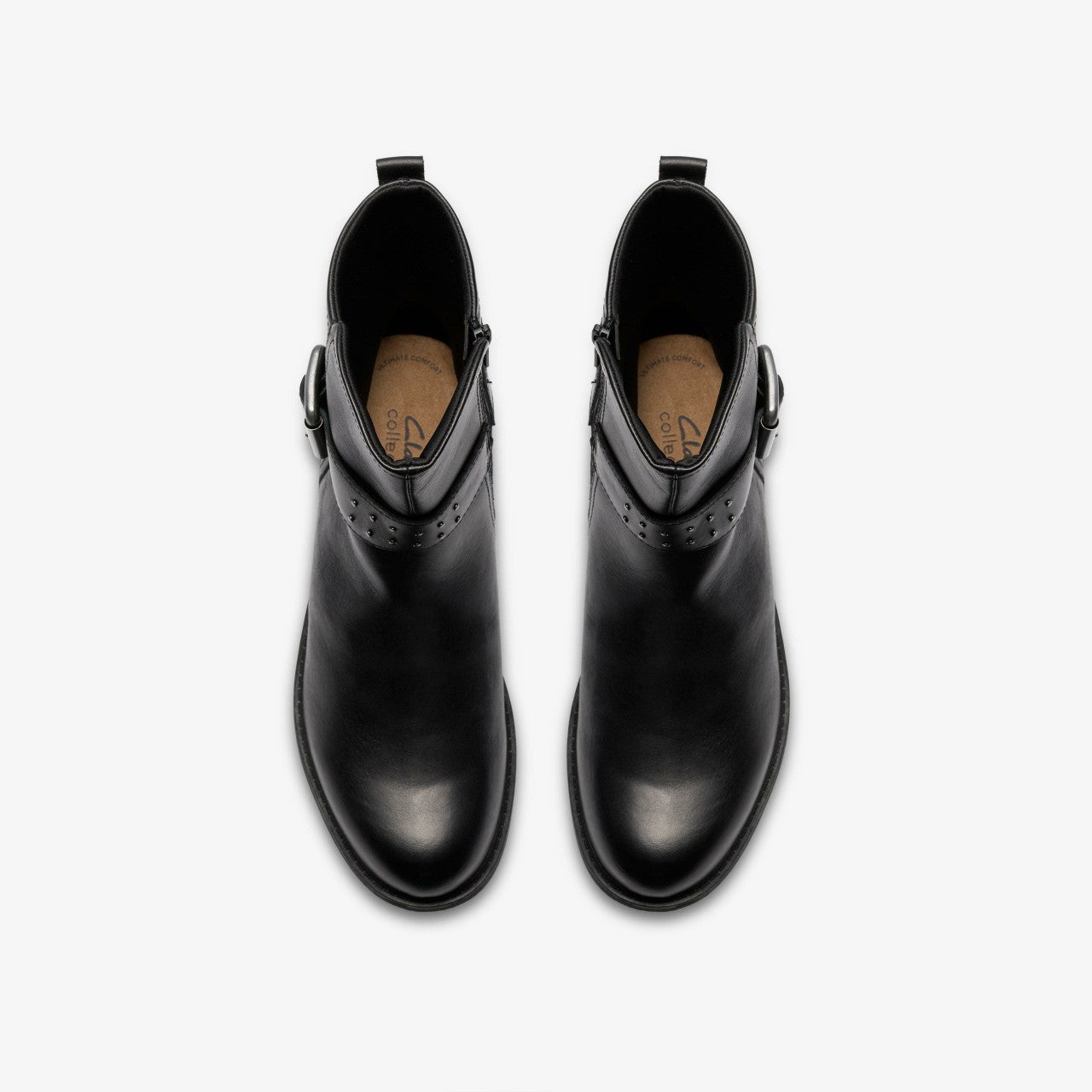 Hearth Buckle Black Leather | Clarks Discount
