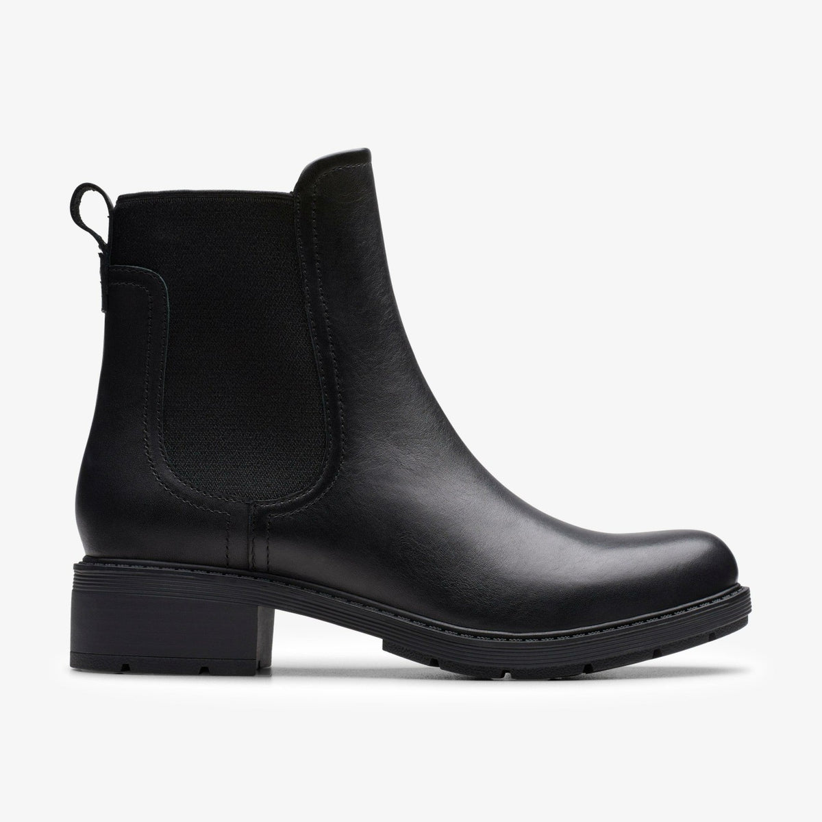 Hearth Top Black Leather | Clarks Discount