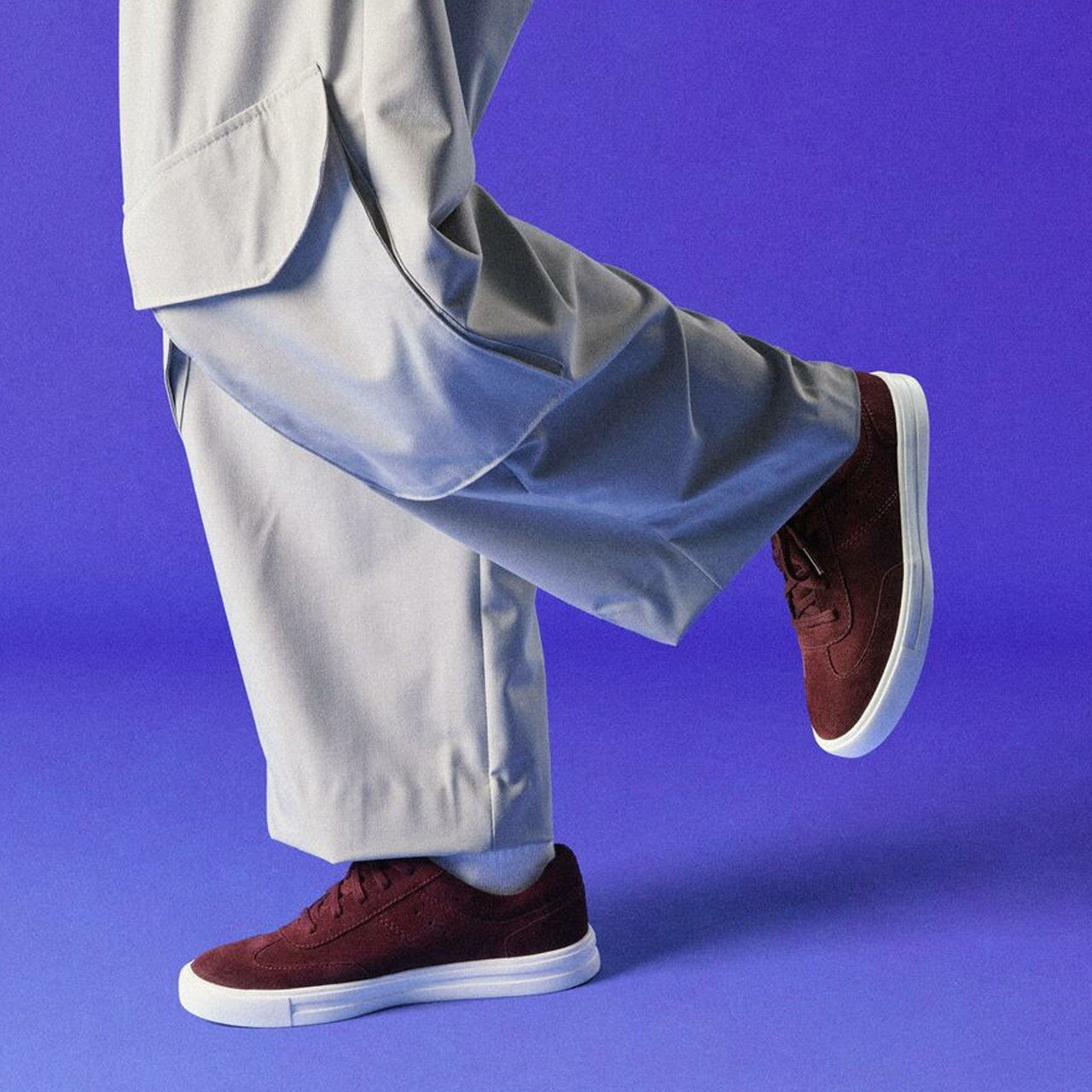 Makea Court Burgundy Suede | Clarks For Sale