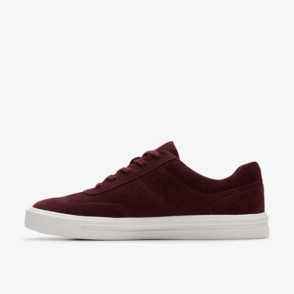Makea Court Burgundy Suede | Clarks For Sale