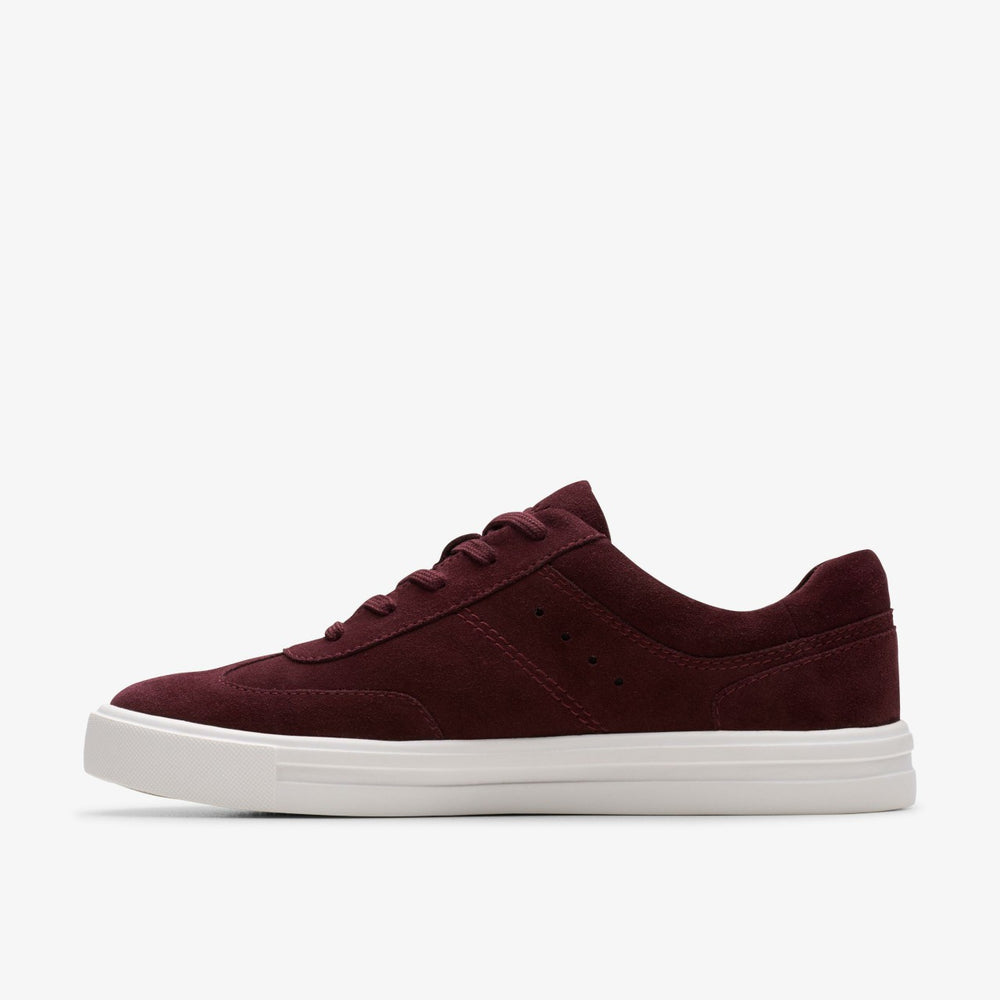 Makea Court Burgundy Suede | Clarks For Sale