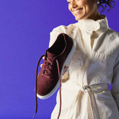 Makea Court Burgundy Suede | Clarks For Sale