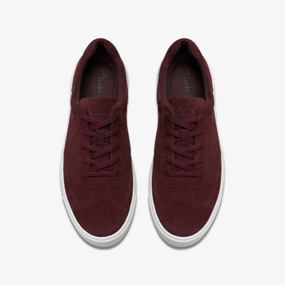 Makea Court Burgundy Suede | Clarks For Sale
