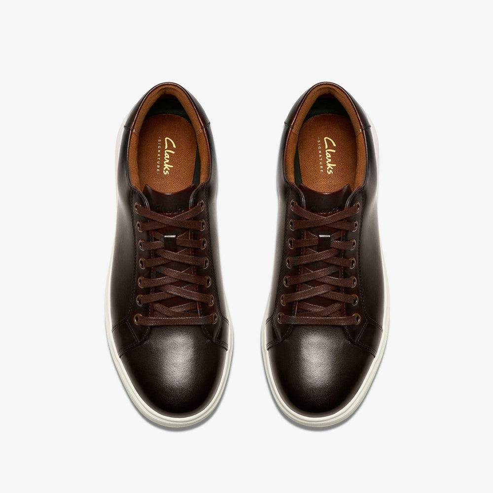 Goswell Tie Brown Leather | Clarks For Sale