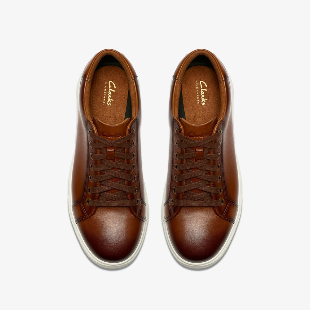 Goswell Tie Tan Leather | Clarks Onsale