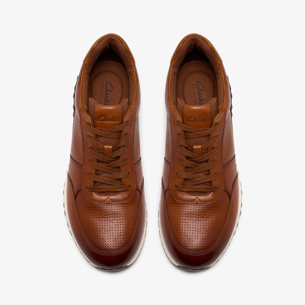 Radwell Tie Tan Leather | Clarks Discount
