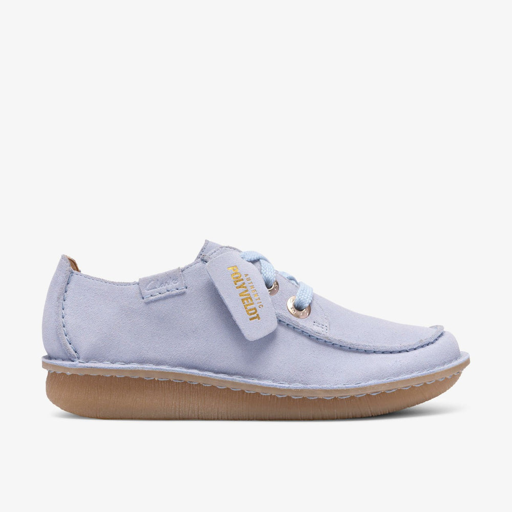 Funny Dream Light Blue Suede | Clarks Sale