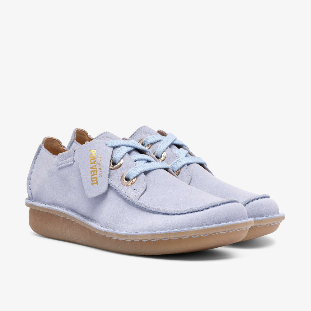 Funny Dream Light Blue Suede | Clarks Sale