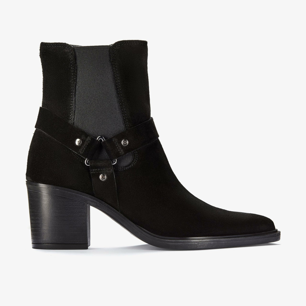 Jesse Buckle Black Suede | Clarks Sale