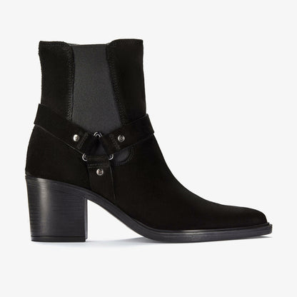 Jesse Buckle Black Suede | Clarks Sale