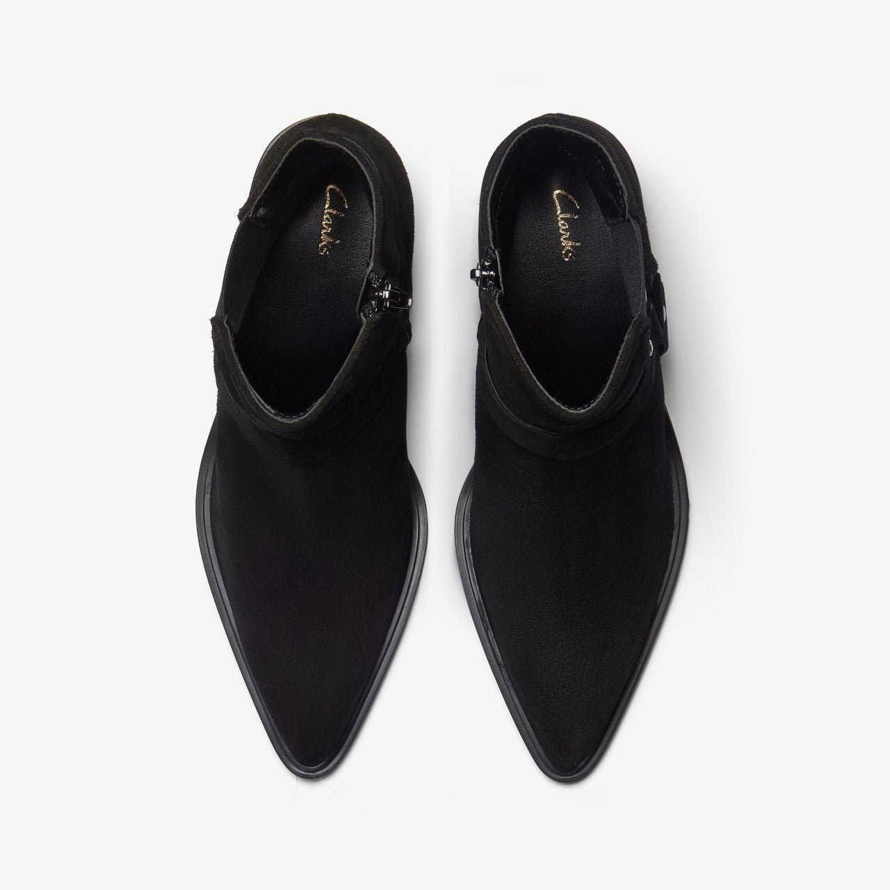 Jesse Buckle Black Suede | Clarks Sale