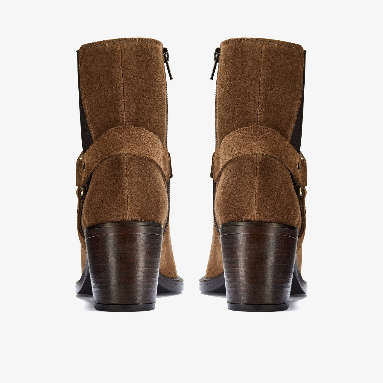 Jesse Buckle Dark Tan Suede | Clarks Discount
