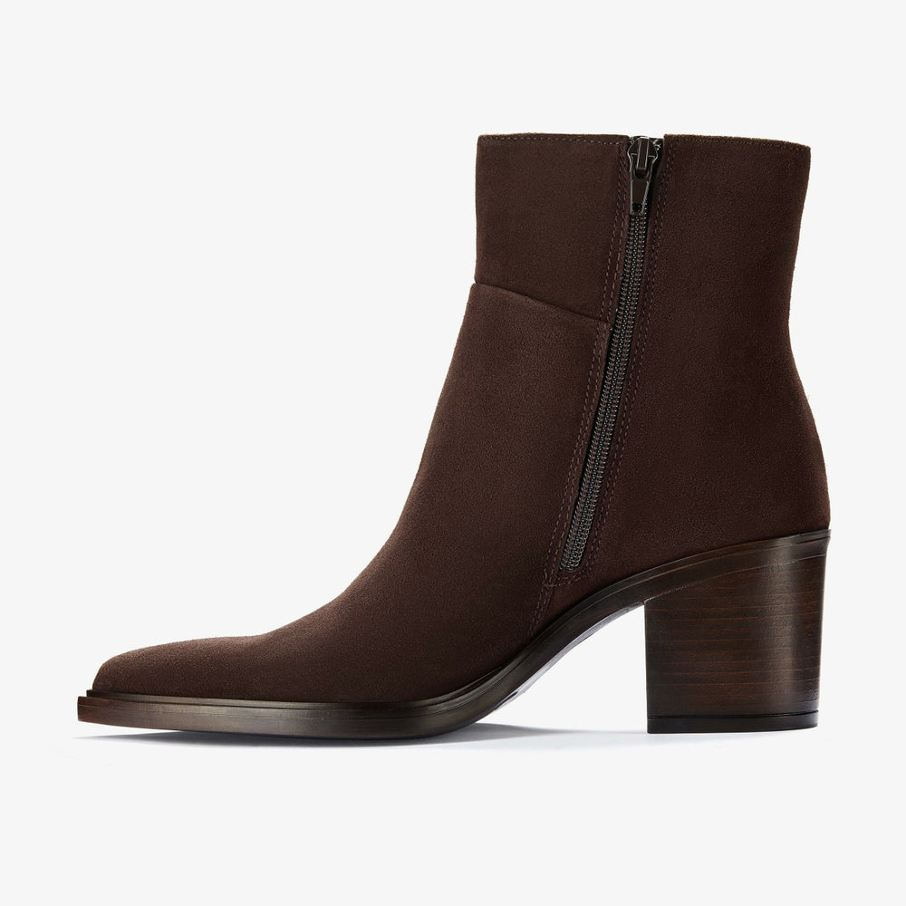 Jesse Zip Dark Brown Suede | Clarks US