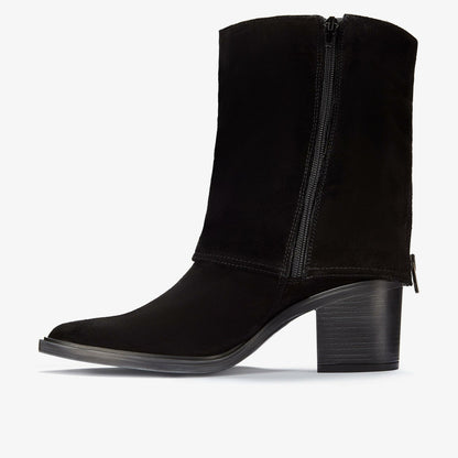Jesse Mid Black Suede | Clarks For Sale