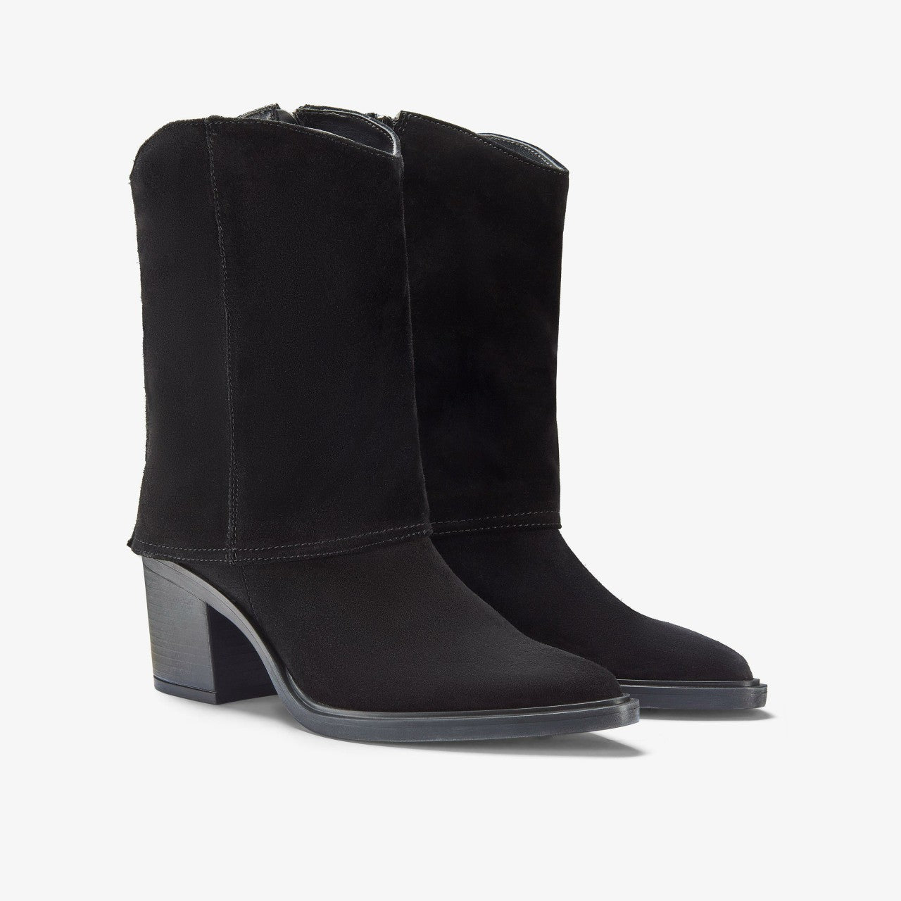 Jesse Mid Black Suede | Clarks For Sale