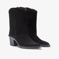 Jesse Mid Black Suede | Clarks For Sale
