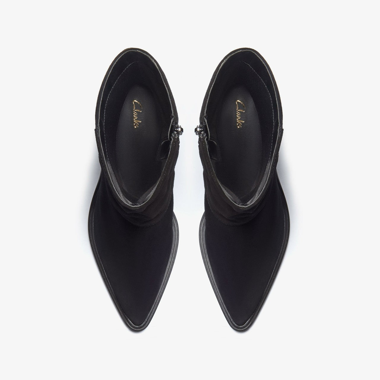 Jesse Mid Black Suede | Clarks For Sale