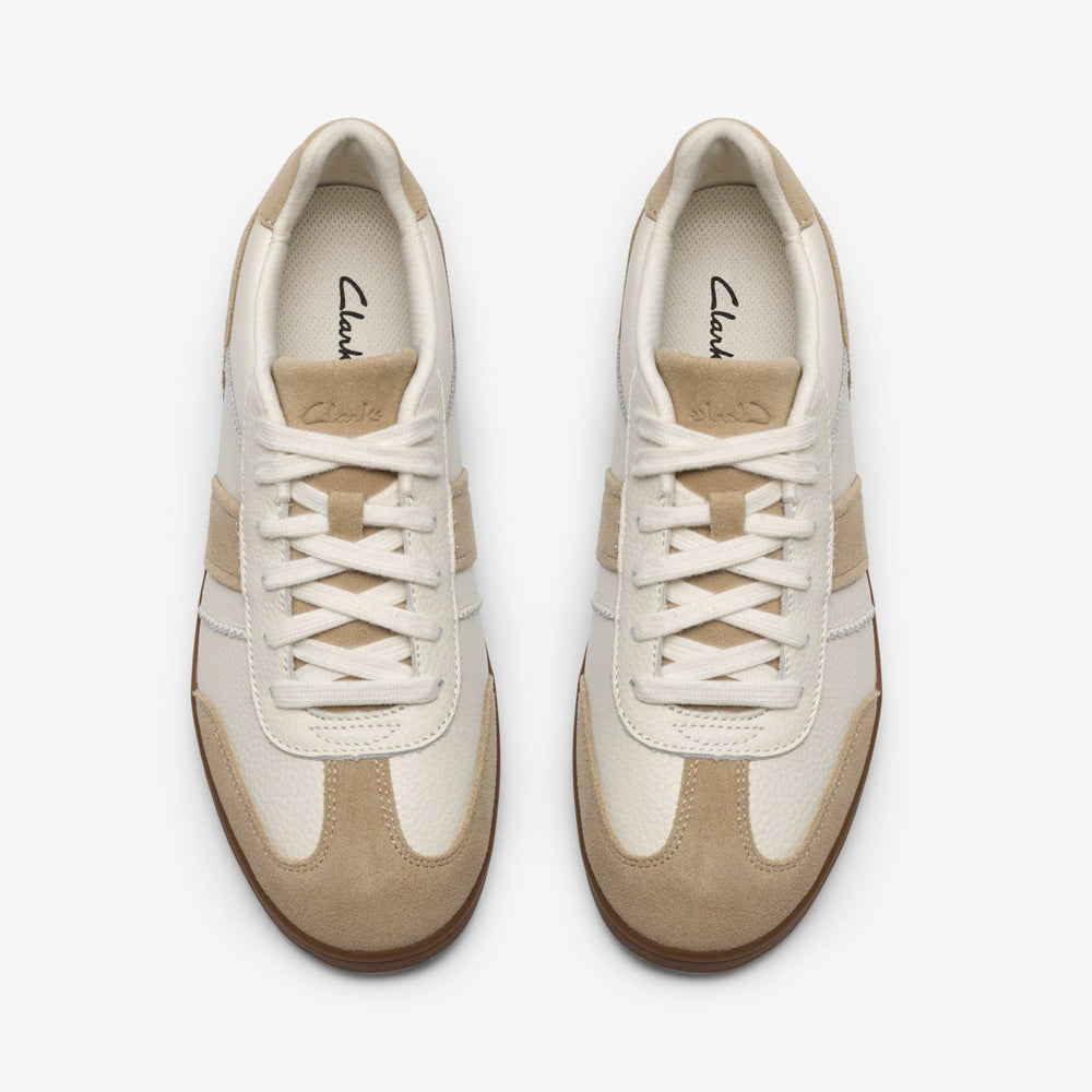 Seco Speed White Combination Leather | Clarks