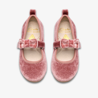 Charm Bow Toddler Dusty Pink | Clarks Discount