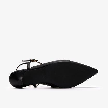 Pisa Stud Black Leather | Clarks Discount