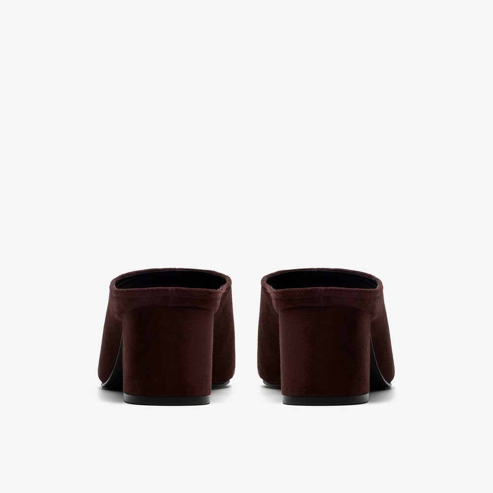 Siray Mule Dark Brown Suede | Clarks Onsale