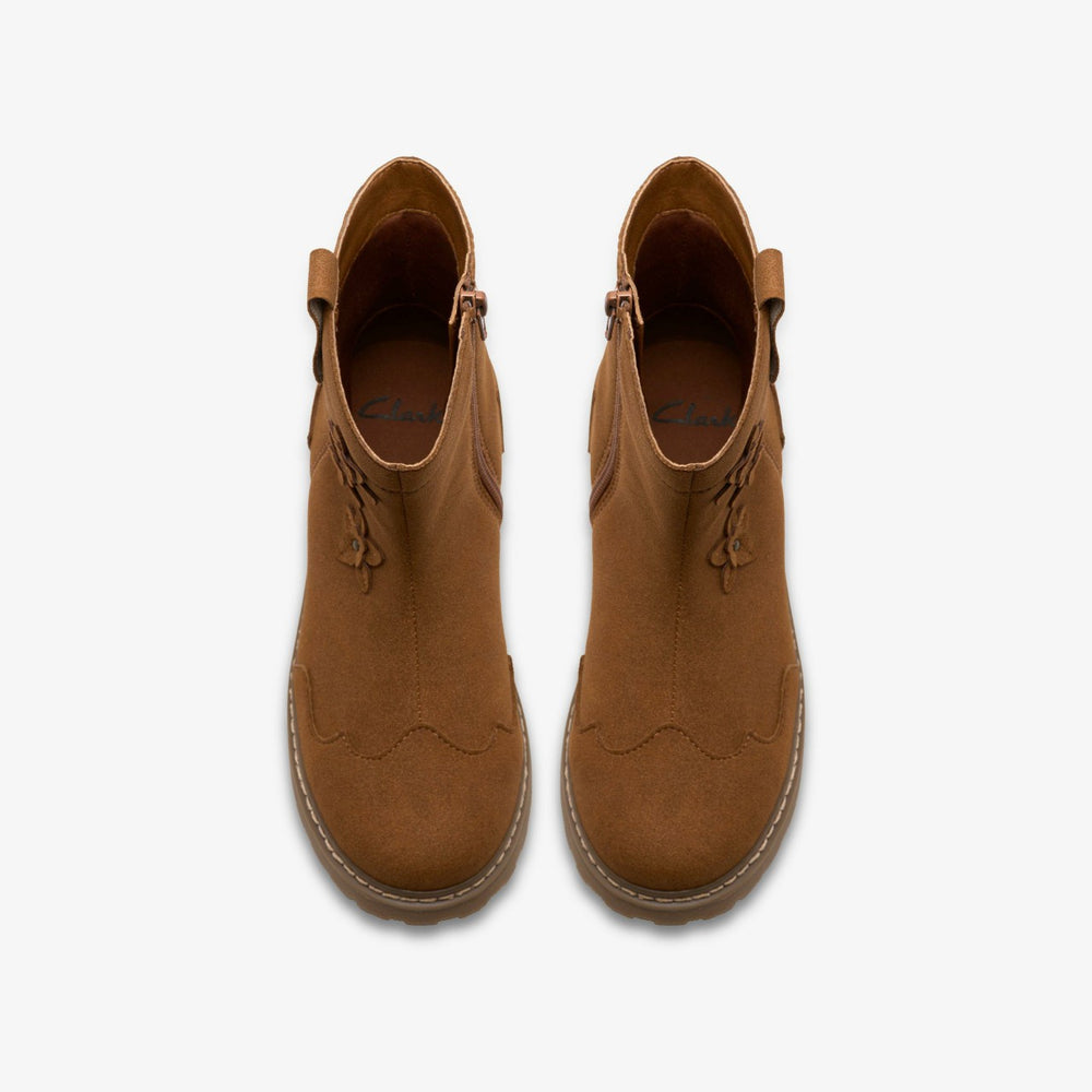 Adelaide Mid Kid Tan | Clarks For Sale