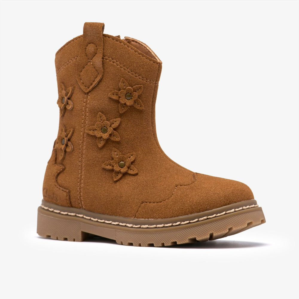 Adelaide Mid Toddler Tan | Clarks