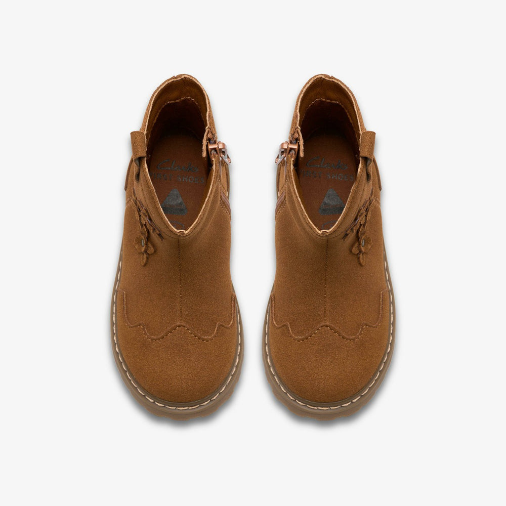 Adelaide Mid Toddler Tan | Clarks