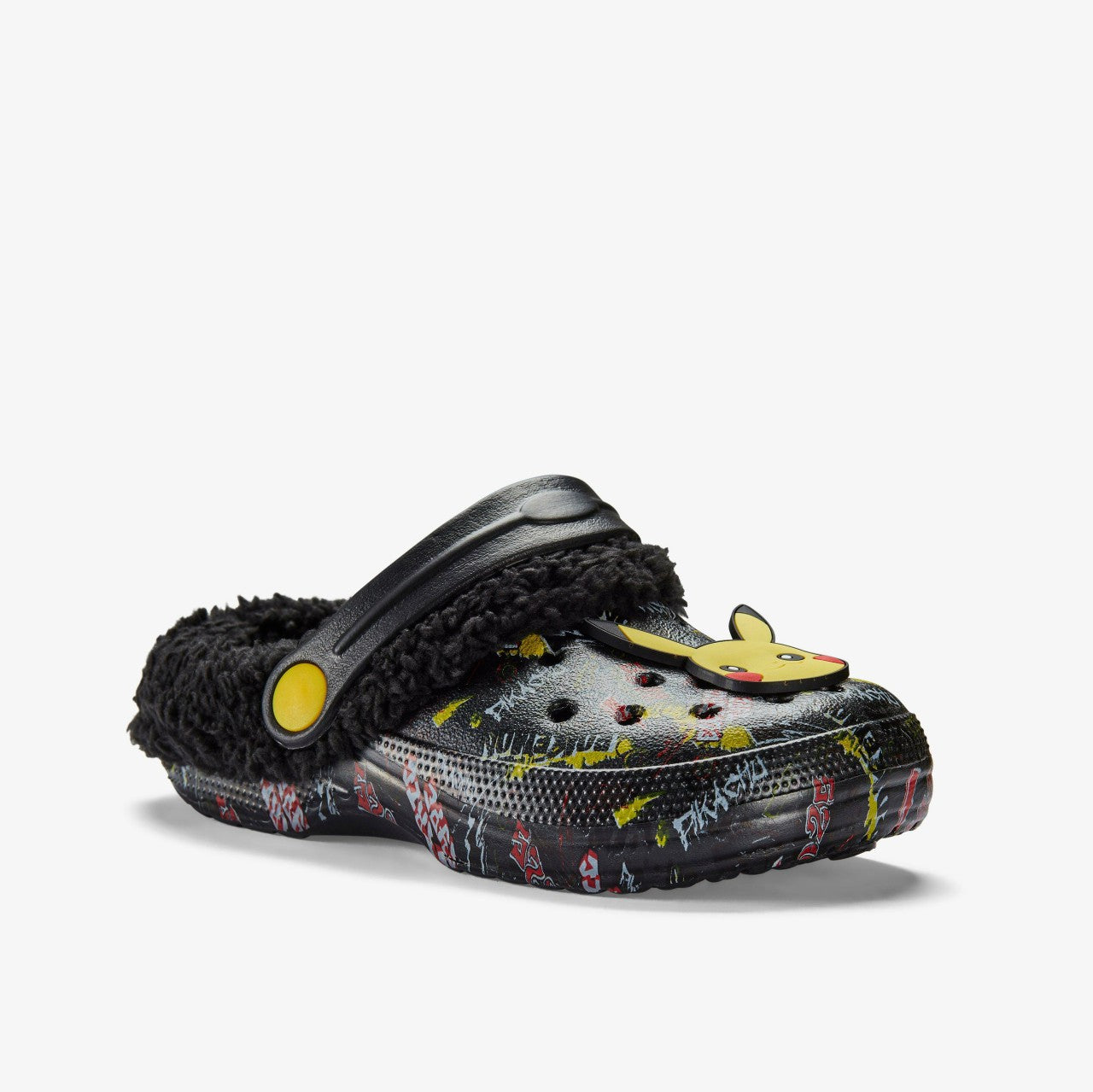 Pika Clog Warm Lined Kid Black Combination | Clarks For Sale