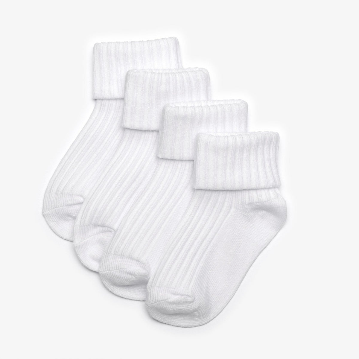 White Socks 4 Pack 6-12 Months White | Clarks
