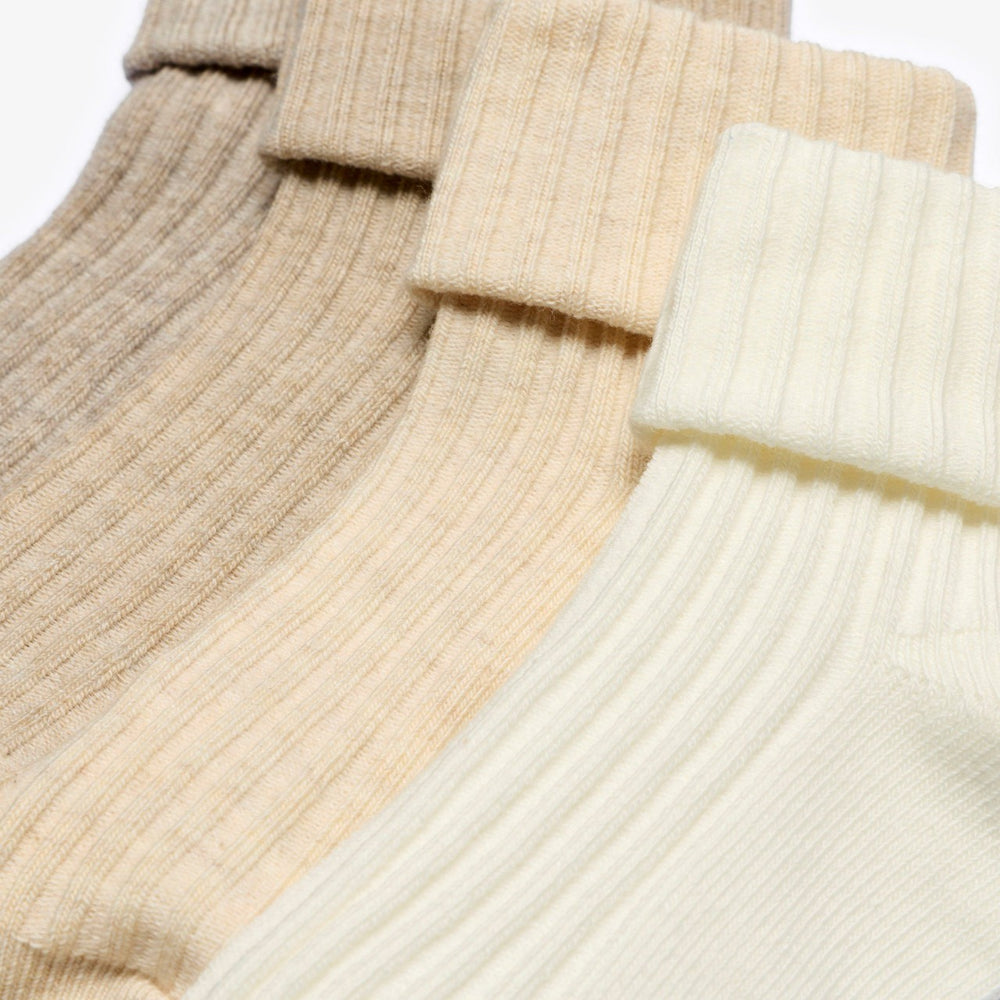 Socks 4 Pack Multicolour 1-2 Years Beige Combination | Clarks For Sale