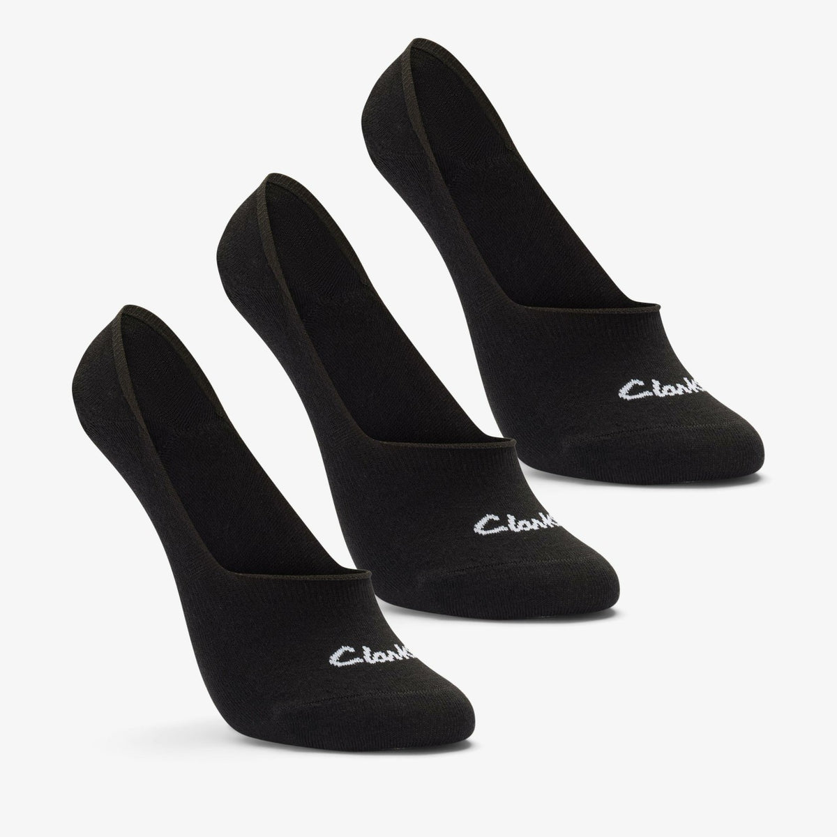 Sock Liners 3 Pack Size 2-8 Black Black | Clarks For Sale