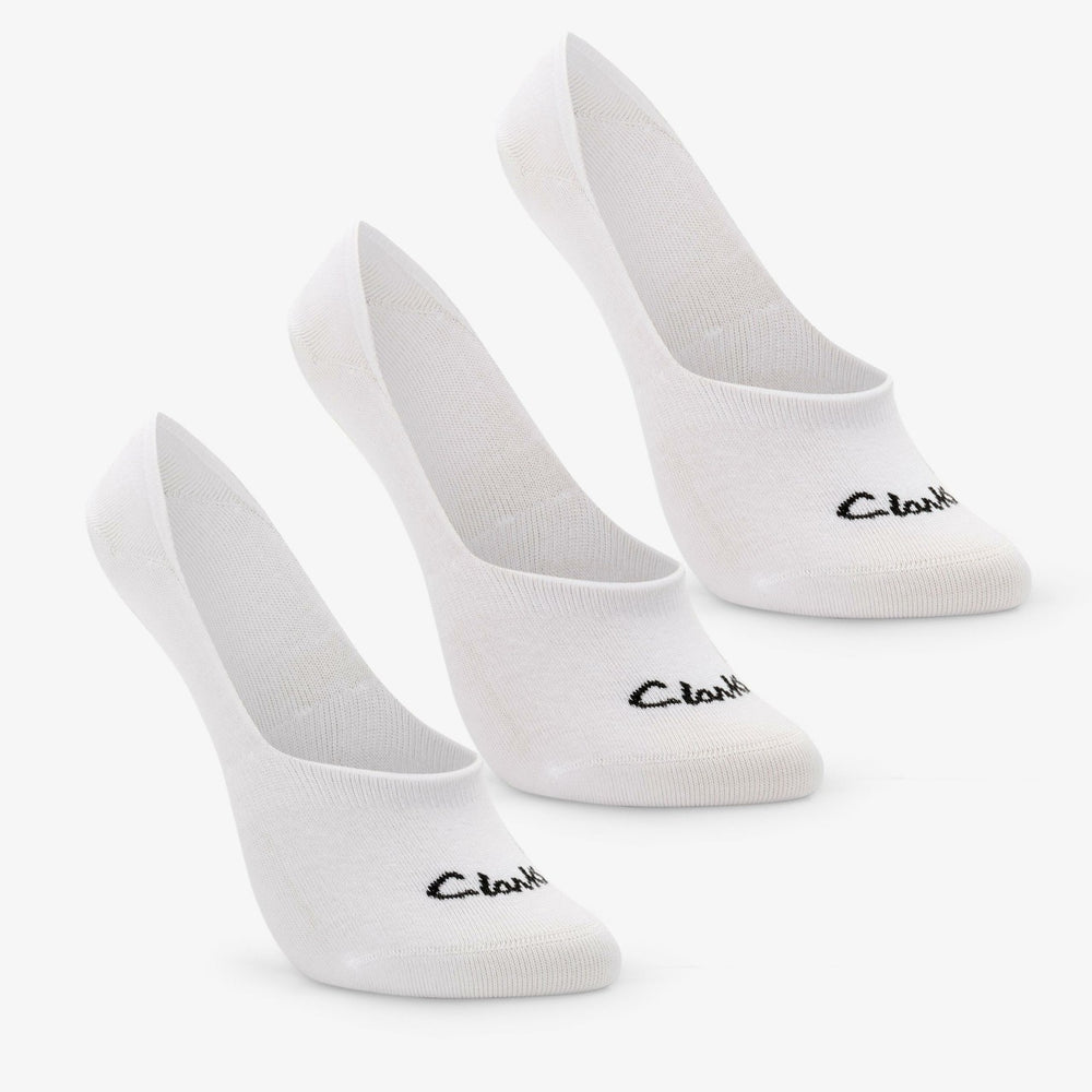 Sock Liners 3 Pack Size 2-8 White | Clarks Onsale