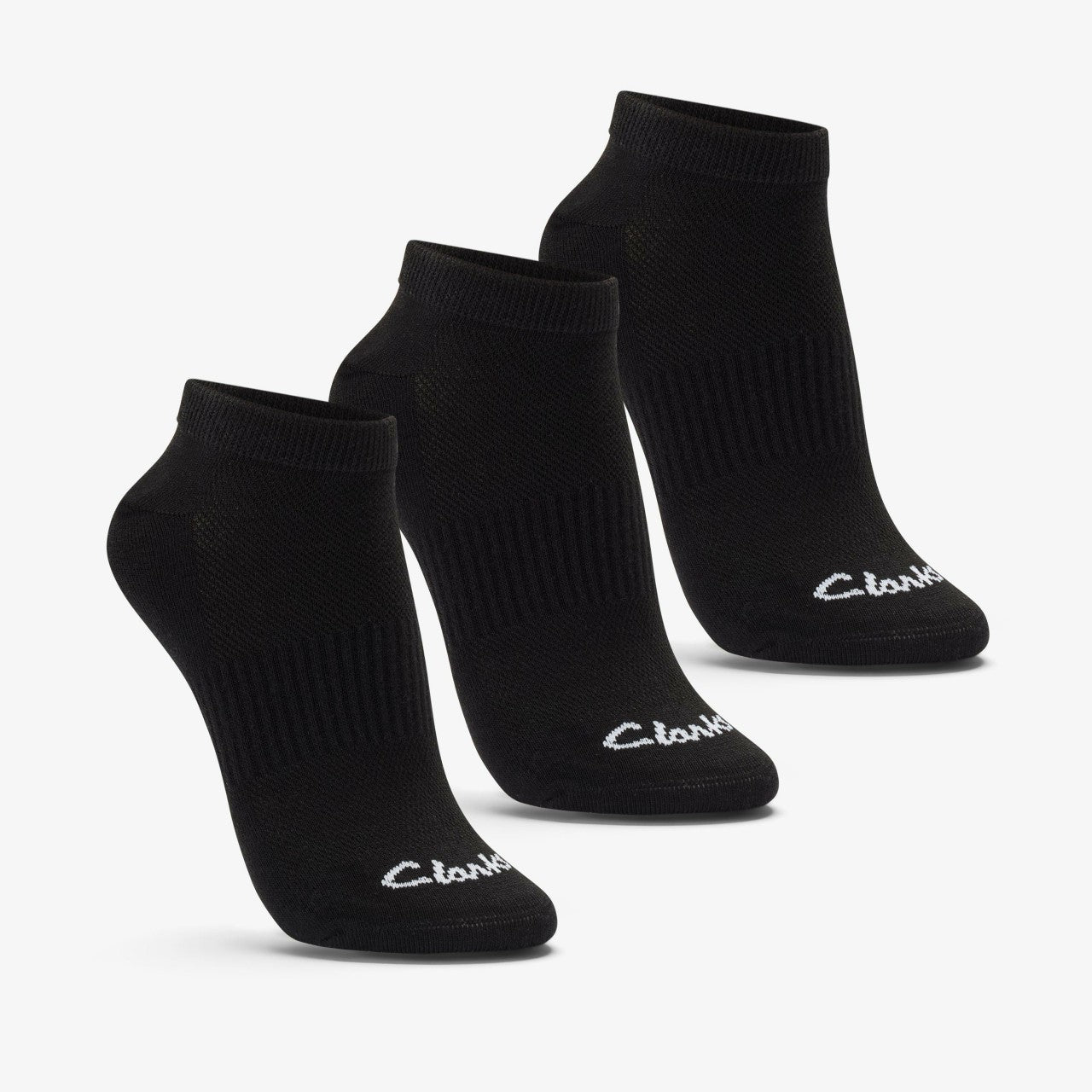 Ankle Socks 3 Pack Size 2-8 Black Black | Clarks Sale