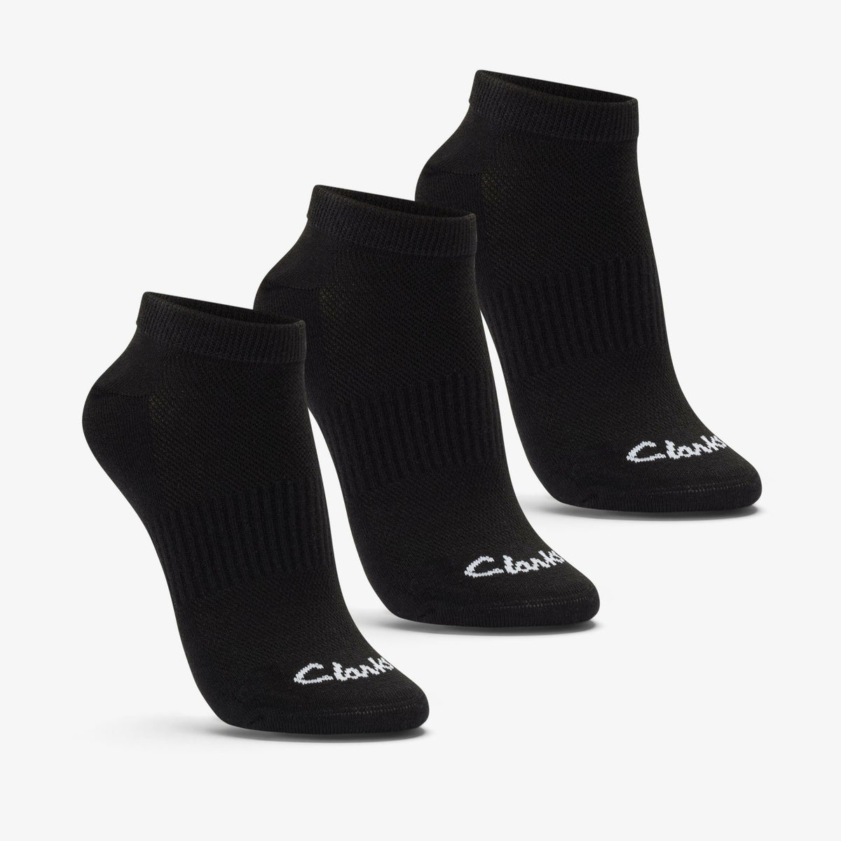 Ankle Socks 3 Pack Size 2-8 Black Black | Clarks Sale