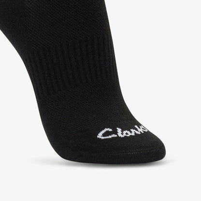 Ankle Socks 3 Pack Size 2-8 Black Black | Clarks Sale
