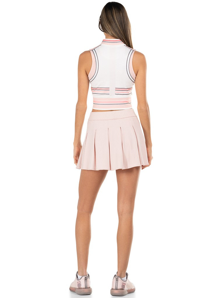 K-Swiss ACCELERATE CROP TANK Flamingo | Women Tennis &amp; Pickleball