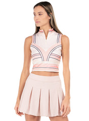 K-Swiss ACCELERATE CROP TANK Flamingo | Women Tennis