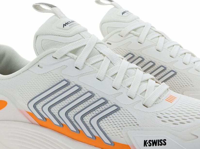 K-Swiss AERO-ACTIVE X MCLAREN Snow White/papaya | Men Lifestyle