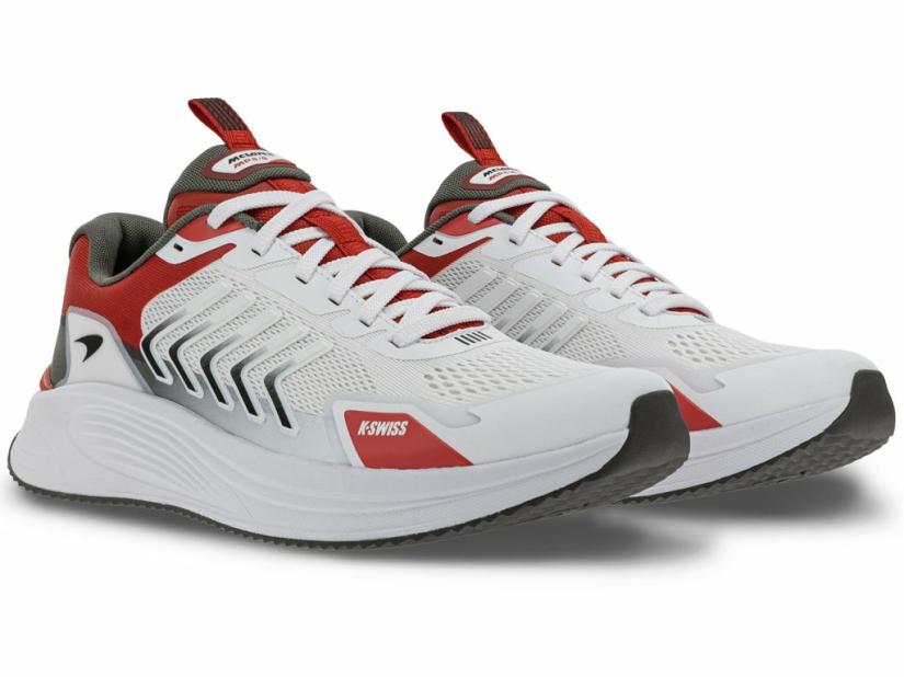 K-Swiss AERO-ACTIVE X MCLAREN White/aurora Red | Men Lifestyle
