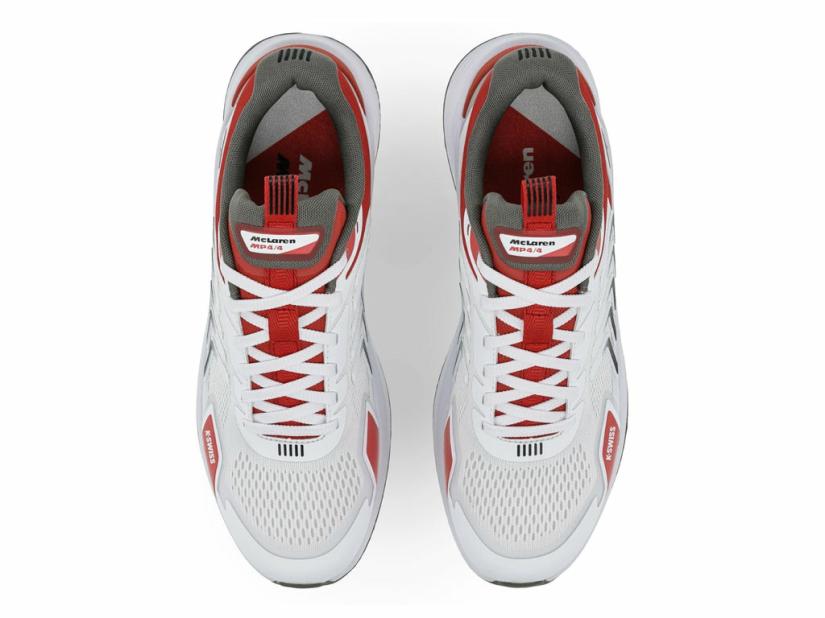 K-Swiss AERO-ACTIVE X MCLAREN White/aurora Red | Men Lifestyle