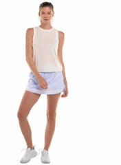 K-Swiss BACK COURT MESH TANK Star White | Women Tennis &amp; Pickleball