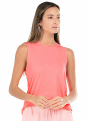 K-Swiss BACK COURT TANK Flamingo | Women T-Shirts &amp; Tops
