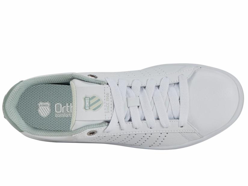 K-Swiss BASE COURT White/canary Green/frosty Green | Women Lifestyle
