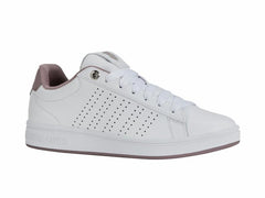 K-Swiss BASE COURT White/gray Violet/purple Dove | Women Lifestyle