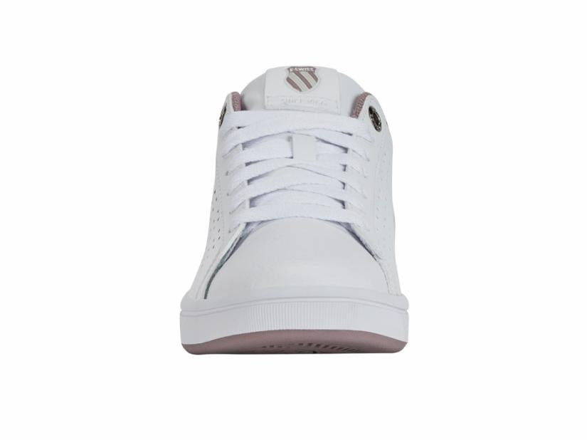 K-Swiss BASE COURT White/gray Violet/purple Dove | Women Lifestyle